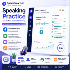SpeakSmart AI Speaking Practice - Monthly