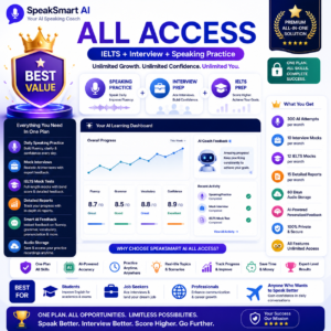 SpeakSmart AI All Access - Monthly